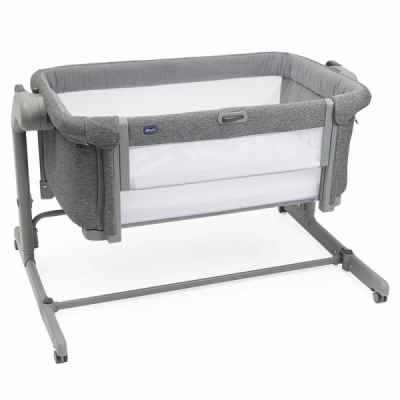 Бебешка кошара Chicco Next2Me Magic Evo, Dark Grey