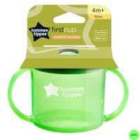 Чаша с твърд накрайник Tommee Tippee FIRST CUP 4 м+, зелена-j5ORT.jpeg
