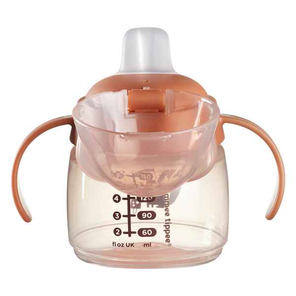 Неразливаща се чаша Tommee Tippee Soft Spout, BACSHIELD, с дръжки, розова с Лисиче, 150 мл, 4м+-jAYBf.jpeg