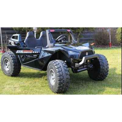 Акумулаторен джип JJ Off Road Arrival 4x4 UTV, двуместен черен