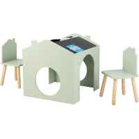 Детска маса с два стола Ginger, зелен-jN6JK.jpeg