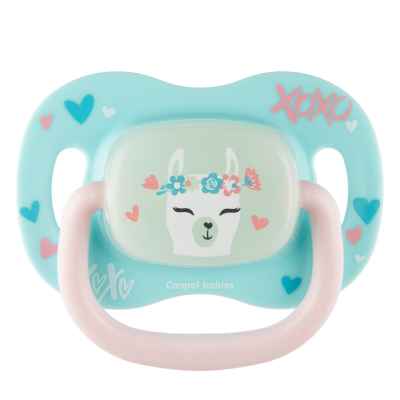 Силиконова залъгалка със симетрична форма Canpol Exotic, 0-6м, лама