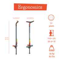 Пого стик Chillafish Poogi kids, Papaya-jRfb2.jpeg