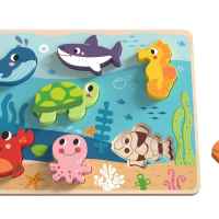 Дървен 3D пъзел Tooky toy, Морско дъно 8 части-jTvYY.jpg