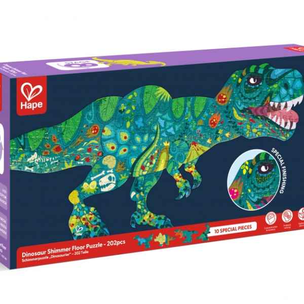 Пъзел за под Hape, Динозавър, 202 части-jZ9HO.jpeg