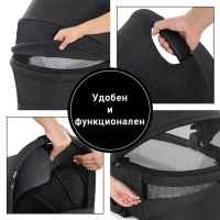 Кош за новородено Hauck Vision X, Melange Black-jfjdB.jpg