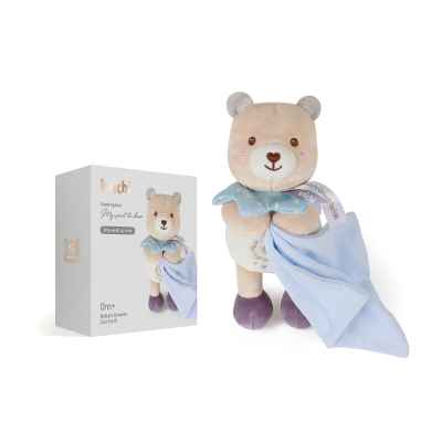 Бебешка мека играчка за гушкане Kaichi, Мече син