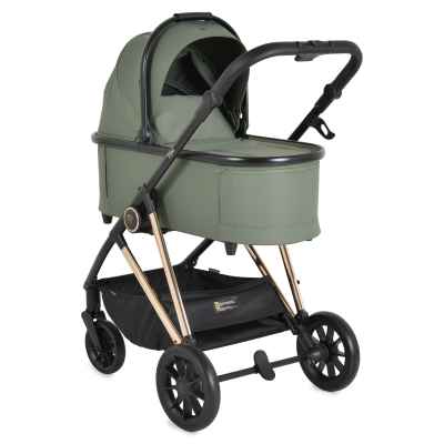 Комбинирана бебешка количка 3в1 Moni Merci, Dark-green