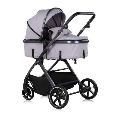 Комбинирана бебешка количка 2в1 Chipolino Pearl, платина