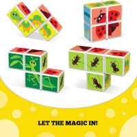 Магнитен конструктор Geomag Magicube, Насекоми и карти, 11 части-k2N7d.jpeg
