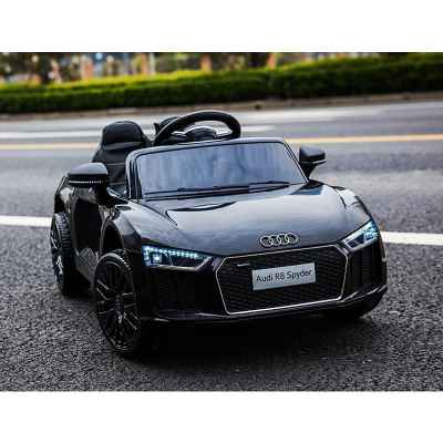 Акумулаторна кола JJ Audi R8 Spyder, черен металик