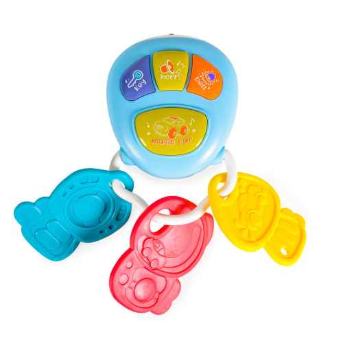 Музикален ключодържател Moni Car key, син
