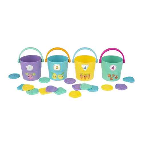 Активна играчка PLAYGRO Кофички с жетони за броене и сортиране