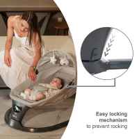 Електрически шезлонг с люлеене Lorelli Siena, мока-keqni.jpeg