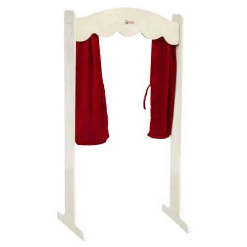 Дървена стойка за детски куклен театър Classic World Educational