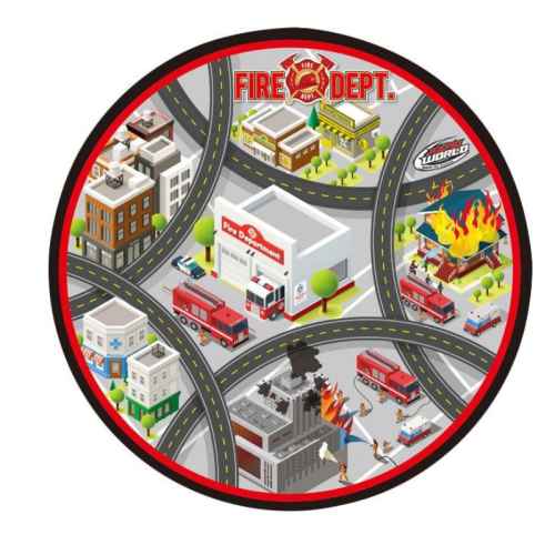 Подложка за игра Gearbox, с колички Пожарна