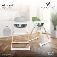 Столче за хранене Cangaroo Almond, бежов-kmnsq.jpeg