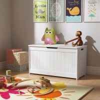 Детска ракла за съхранение на играчки GINGER, WHITE-kqWSY.jpg