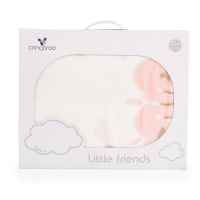 Бебешко одеяло с шерпа Cangaroo Little friends, розово 80/110 см-ksp6h.jpeg