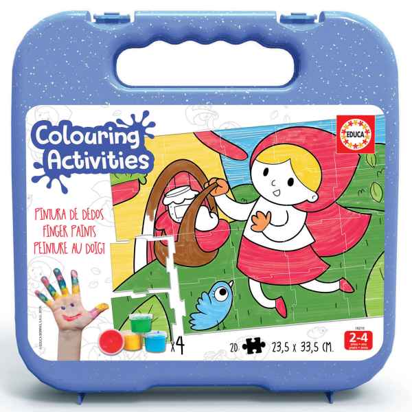 Пъзел за оцветяване Educa, Червената шапчица, 20 части-lB6CT.jpeg