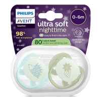 2 бр. залъгалки Philips Avent Ultra Soft NightTime 0-6м, таралеж/звезда-lPIqB.jpeg