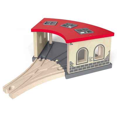 Дървена играчка Hape, Влакова депо