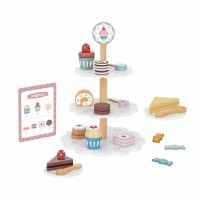 Дървен стенд за десерти Tooky Toy-lSO6Q.jpeg