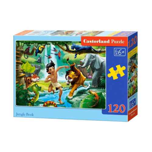 Пъзел Castorland, Книга за джунглата 120 части
