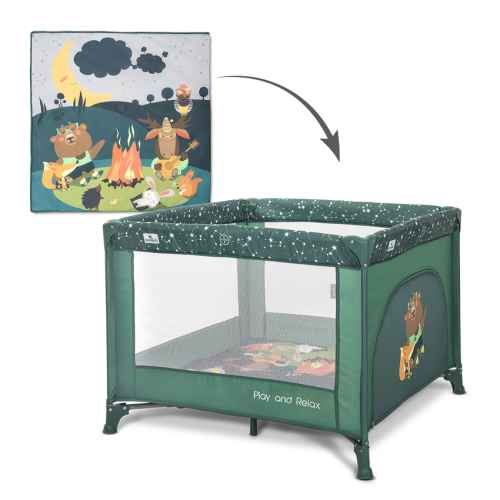 Бебешка кошара Lorelli Play n relax, Green night