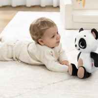 Плюшена панда за гушкане с бял шум и мека светлина Tiny Love, Black&White Decor-lhR0p.jpeg