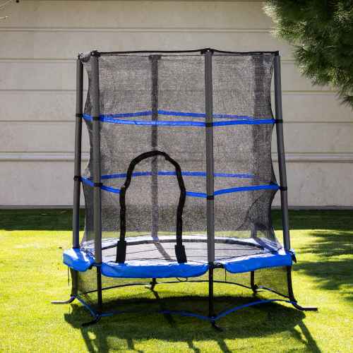 Детски батут Chipolino Up & Down 130 см, син