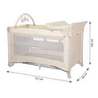 Бебешка кошара Lorelli TORINO 2 Нива Плюс, Green-luKIB.jpeg