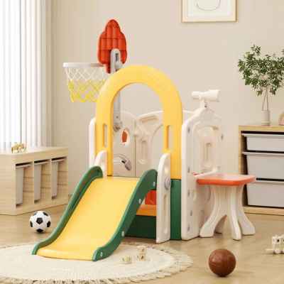 Мултифункционален детски комплект за игра 8 в 1 Feelkids, с пързалка