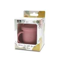 Силиконова чаша с дръжки и сламка Lorelli Natural, Deep Pink-mEUGq.jpeg