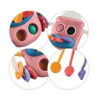 Бебешка сензорна играчка Moni Baby bottle, pink-mIaQC.jpeg