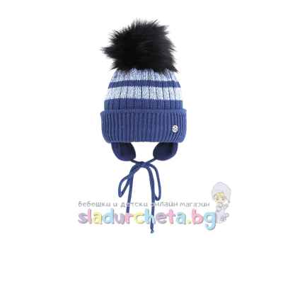 Детска шапка Criss, синя