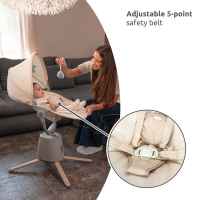 Бебешки електрически шезлонг с люлеене Lorelli Storky, Grey-mLTGh.jpeg