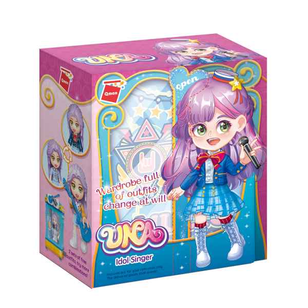 Конструктор Qman, Уна, Музикален изпълнител, 64 части-mRj2D.jpeg