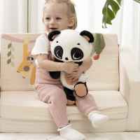 Плюшена панда за гушкане с бял шум и мека светлина Tiny Love, Black&White Decor-maI6n.jpeg