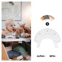 Дървена играчка с табла за игра за столче за хранене Alpha+/Beta+ Hauck, Зебра, Play Music-mamJz.jpeg