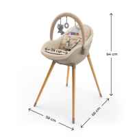 Столче за хранене KinderKraft Fini up, Beige-mbRnV.jpeg