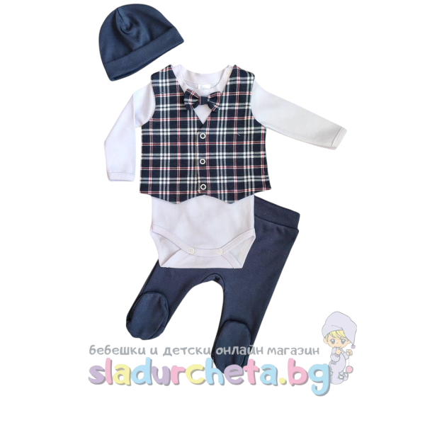 Бебешки комплекти Светли, Тъмносиньо райе-me0vk.png