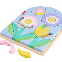 Дървени играчки Fisher Price, пъзел с цветя-msVaR.jpeg