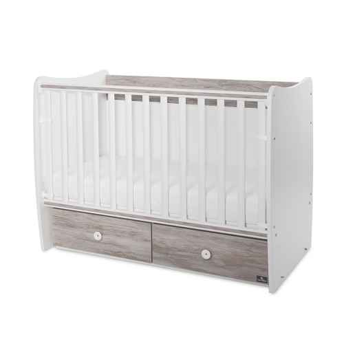 Бебешко легло Lorelli Matrix New 60/120, Бяло/Арт - 2BOX