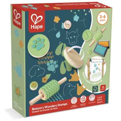 Комплект печати Hape, Чудесата на природата, 13 части