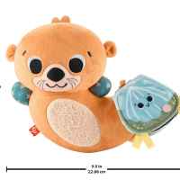 Плюшена сензорна играчка видра 2 в 1 Fisher Price, за игра по корем-nLi6j.jpeg