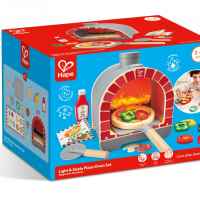 Интерактивен дървен комплект Hape, Пещ за пица с аксесоари, 23 части-nTGmE.jpeg