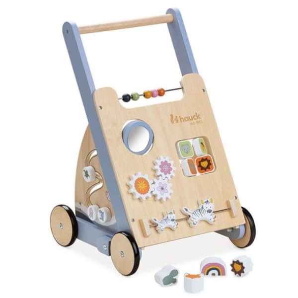 Проходилка и играчка за бутане Hauck Learn to Walk Дървена, с активити център-nZIOe.jpeg