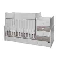 Бебешко легло Lorelli MAXI PLUS NEW 70/160, БЯЛО/АРТ-3BOX-neBvc.jpeg