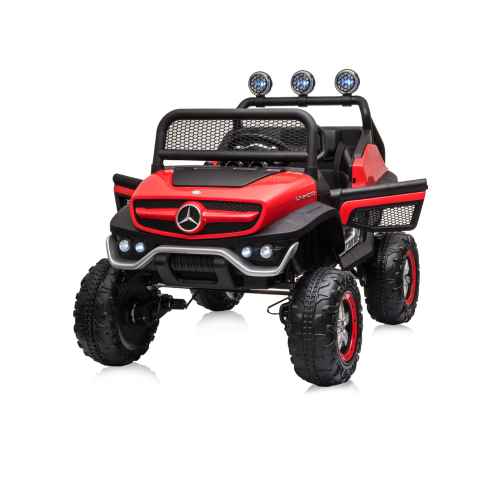 Eлектрически джип Chipolino Mercedes UNIMOG, червен